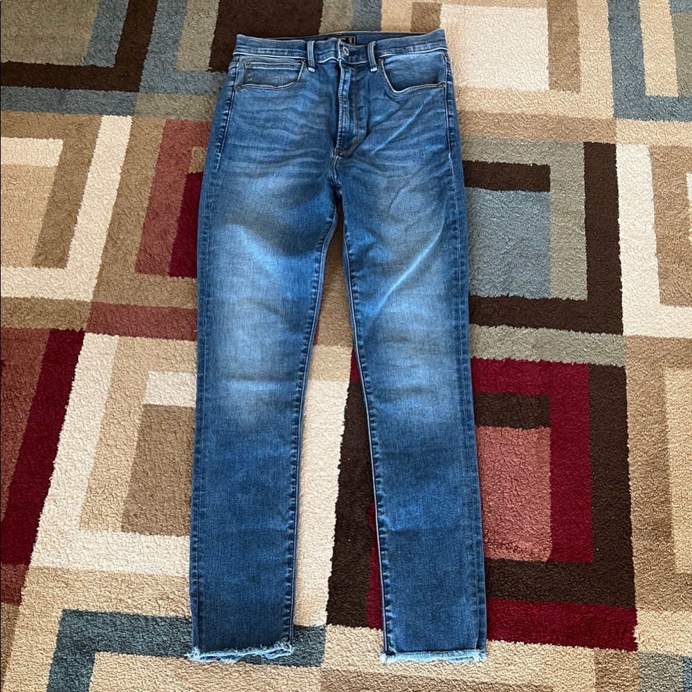Abercrombie & Fitch Women's Blue Skinny Jeans